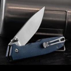 Magnum Deep Blue Canvas Folding Knife -Adventure Knives 01SC714.3 84279.1693831655