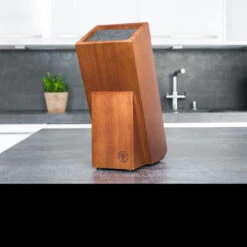 Boker Gusto Wood Knife Block -Adventure Knives 03BO083det3 98012.1614853011