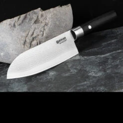 Boker Damascus Black Santoku Fixed Blade -Adventure Knives 130417DAM.5 00280.1648550588.1280.1280 36130.1648635339