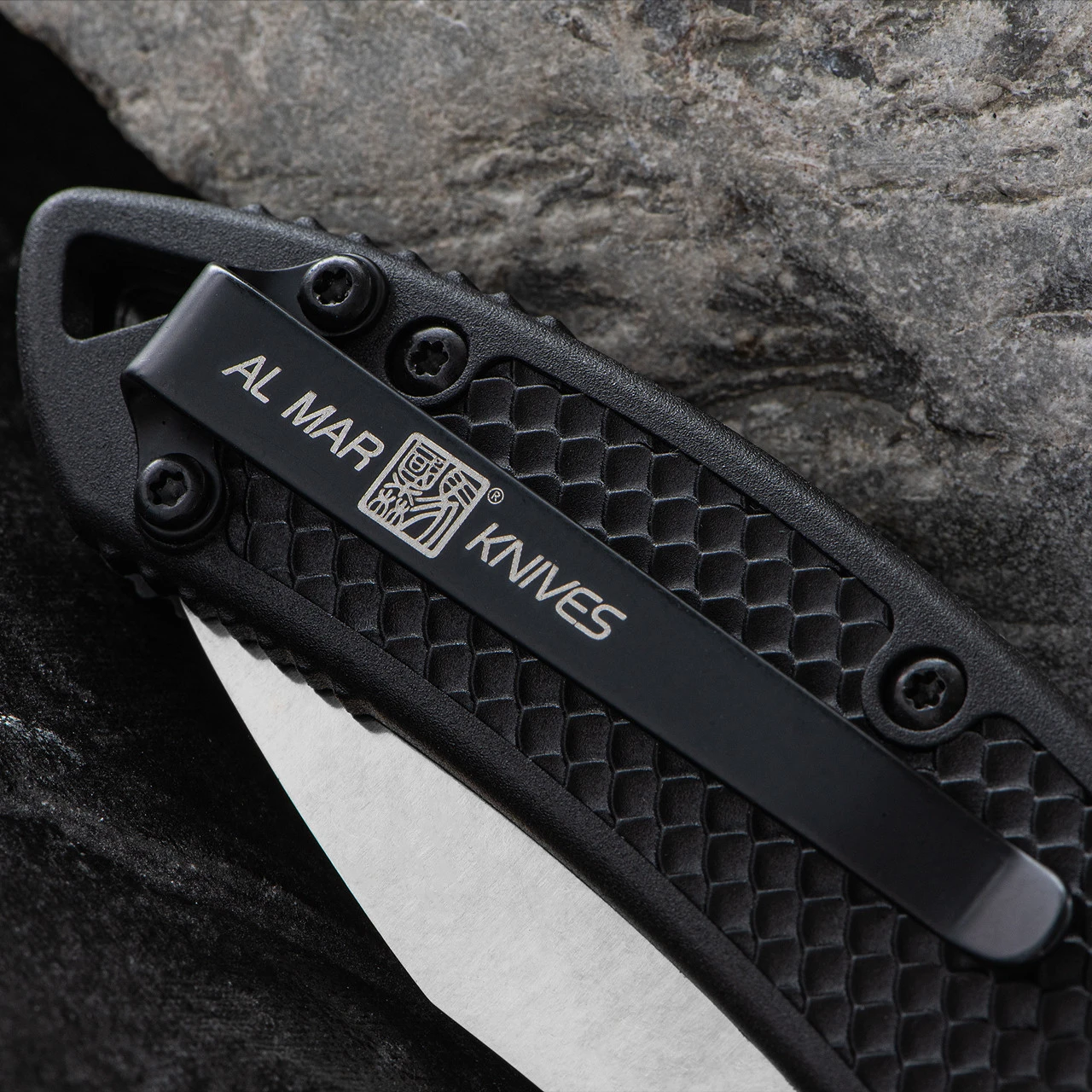 Al Mar Payara Black Folding Knife 6 Al Mar Payara Black Folding Knife - Image 4