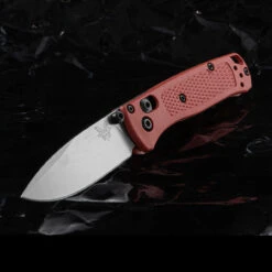 Benchmade 533-04 Mini Bugout Mesa Red Folding Knife -Adventure Knives BM533 04.3 42973.1691486942