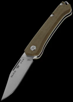 Buck Saunter Folder Clip Point Folding Knife -Adventure Knives BU250GRS1.1 29286.1692977922
