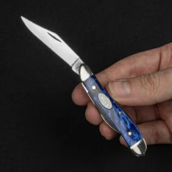 Case Peanut Blue Pearl Folding Knife -Adventure Knives CA23446 30775.1688044599