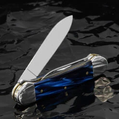 Case Canoe Blue Pearl Kirinite Folding Knife -Adventure Knives CA23447.2 27692.1694519717.1280.1280 69426.1694527413