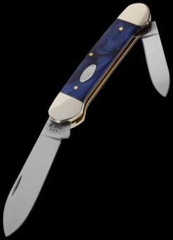 Case Canoe Blue Pearl Kirinite Folding Knife -Adventure Knives CA23447.5 07086.1694519718.1280.1280 89364.1694527413