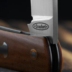 Chris Crawford Custom EDC-B Slipjoint Brown -Adventure Knives CUS BS23 24det2 70263.1687955342.1280.1280 48937.1687963502