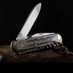 Fox Multipurpose Pocket Knife Stag 6 -Adventure Knives FOX 2266CEdet2 26694.1655217873.1280.1280 98223.1655221711
