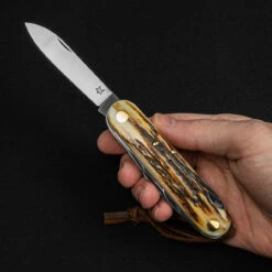 Fox Multipurpose Pocket Knife Stag 7 -Adventure Knives FOX 2267 SCE.1 61935.1678276057