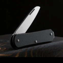 Fox Vulpis 1 Carbon Fibre Penknife -Adventure Knives FOX FX VP130CFdet4 96270.1686577598
