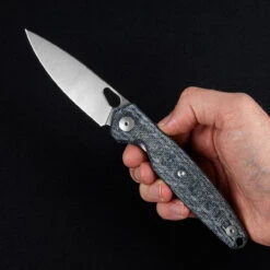 GiantMouse ACE REO Denim Micarta Folding Knife -Adventure Knives GM REO DENIM.3 47795.1690385555.1280.1280 64526.1690385916