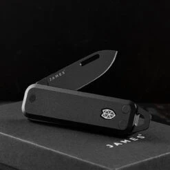 James Brand "The Elko" Aluminium Black -Adventure Knives JB KN117100 00.1.2 49338.1652185222