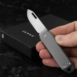 James Brand "The Elko" Titanium -Adventure Knives JB KN117112 00.4 39803.1652182957