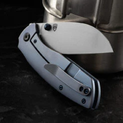 Kansept Convict Titanium Folding Knife -Adventure Knives KA K1023B2.2 35425.1687188713