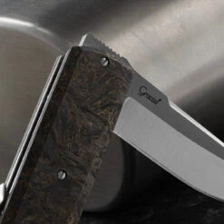 Maserin Silver 410 Fat Carbon "Gold Dark Matter" Folding Knife -Adventure Knives MAS410 G.3 07583.1688743291.1280.1280 65206.1689085522