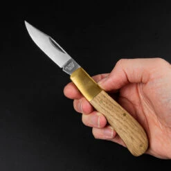 Michael May Barlow Oak Folding Knife -Adventure Knives MMK 0008.1 51163.1696514954.1280.1280 41127.1696850131