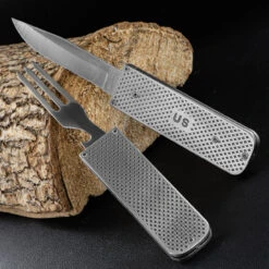 Marbles G.I. Knife And Fork Combo -Adventure Knives MR652 52074.1679585147