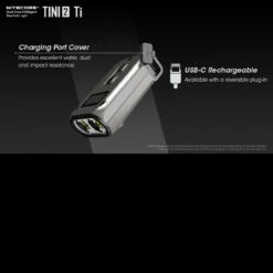 Nitecore TINI 2 Titanium -Adventure Knives NITECORE TINI2 TIT.2 59246.1652790503.1280.1280 08370.1652879581
