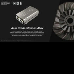 Nitecore TINI 2 Titanium -Adventure Knives NITECORE TINI2 TIT.5 57628.1652790503.1280.1280 95537.1652879581