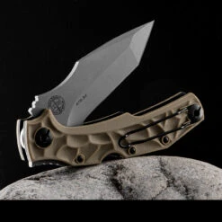 Pohl Force Bravo Two Classic FDE Folding Knife -Adventure Knives POHL 1079.4 84710.1690215750