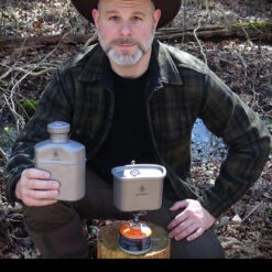 Pathfinder Titanium Canteen Cooking Set -Adventure Knives PTH206det3 75457.1624535087