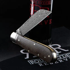 Rough Ryder Reserve Humpback Jack Damascus Folding Knife -Adventure Knives RRR024D.3 31017.1686232129