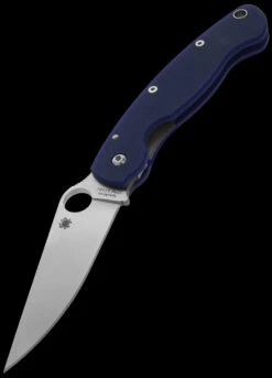 Spyderco Mili Model CPM S110V Folding Knife -Adventure Knives SC36GPDBL 35811.1695656522.1280.1280 60455.1695724104