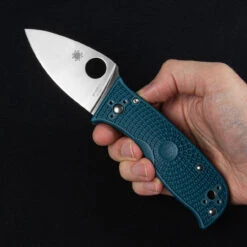 Spyderco Lil' Temperance Lightweight K390 Folding Knife -Adventure Knives SC69PBL3K390.1 16697.1695118299