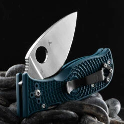 Spyderco Lil' Temperance Lightweight K390 Folding Knife -Adventure Knives SC69PBL3K390.4 81347.1695118299