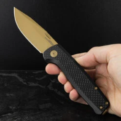 SOG Terminus Slip Joint LTE Carbon Gold -Adventure Knives SOGTM1007BX.4 02352.1654616525.1280.1280 40173.1654698071