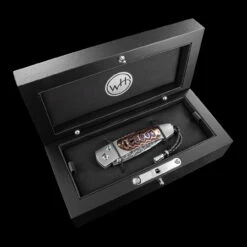 William Henry B05 Dark Fire Folding Knife -Adventure Knives WH B05 DARKFIRE.1 22614.1686229113