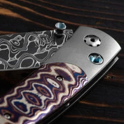 William Henry B05 Dark Fire Folding Knife -Adventure Knives WH B05 DARKFIRE.2 26685.1686229114