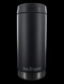 Klean Kanteen TKWide Insulated (355ml) Café Cap -Adventure Knives WIT K12TKWPCC BKdet1 84274.1612456487
