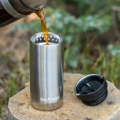 Klean Kanteen TKWide Insulated (355ml) Café Cap -Adventure Knives WIT K12TKWPCC BKdet8 23314.1612456489