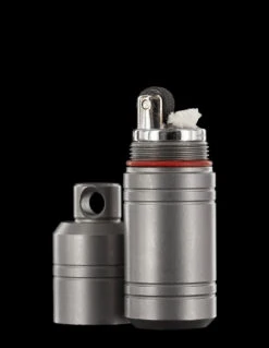 Titech Titanium Peanut Lighter Stonewash -Adventure Knives dem t37det 18960.1656429478