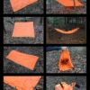 ESEE Orange Survival Signal Tarp -Adventure Knives esee survival tarp 33749.1587729055
