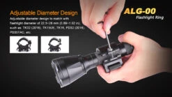 Fenix ALG-00 Quick Release Torch Mount -Adventure Knives fenix alg00det5 12326.1605887015