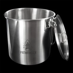 Pathfinder Bush Pot And Lid Set 1.8L -Adventure Knives path ssbplsetdet 66169.1690992874