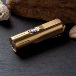 Rovyvon Aurora A29 Nichia 219C -Adventure Knives rov a29 brassdet4 39037.1587420679