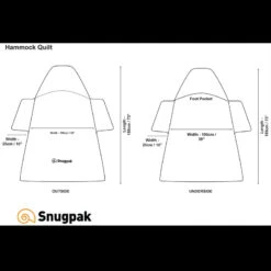 Snugpak Hammock Quilt -Adventure Knives snug ham quiltdet5 50749.1694621699