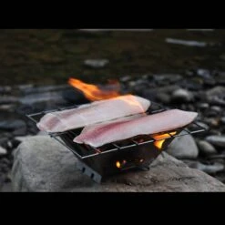 Vargo Titanium Fire Box Grill -Adventure Knives vr433det 65726.1588348023