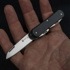 Fox Vulpis 4 Saw Carbon Fibre Penknife -Adventure Knives vulpisCFdet3 04324.1686567908