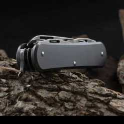 Fox Vulpis 4 Saw Titanium Penknife -Adventure Knives vulpisSAW4TITdet2 27061.1686826745