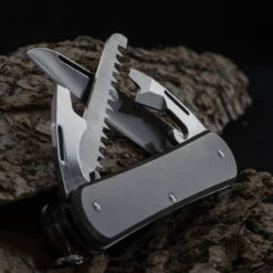 Fox Vulpis 4 Saw Titanium Penknife -Adventure Knives vulpisSAW4TITdet4 83252.1686826745